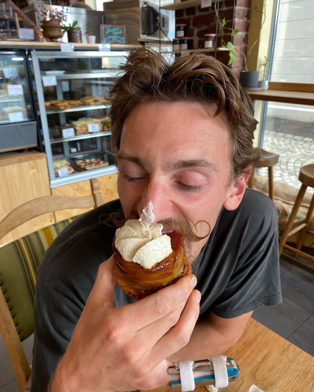 Fresh pastries at Le Café Pomme Bergen