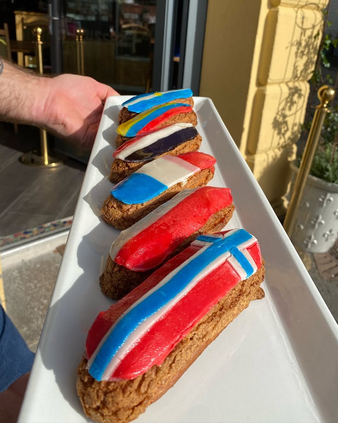 Coffee and treats at Le Café Pomme